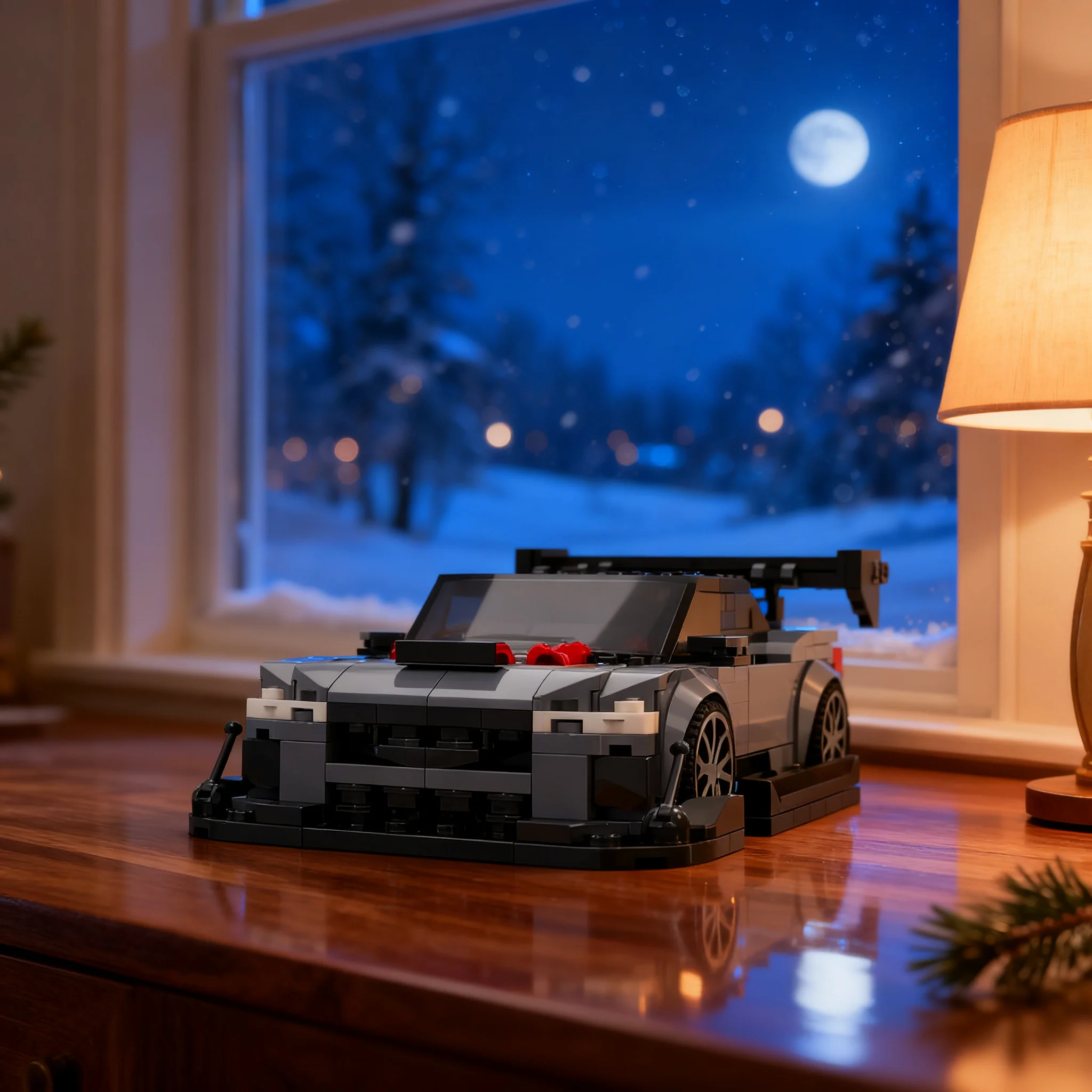 348pcs MOC city Champions 2023 Hondaed Civic Type R Custom Pike's peak Model Christmas Gift DIY Home Accent Bookshelf Display