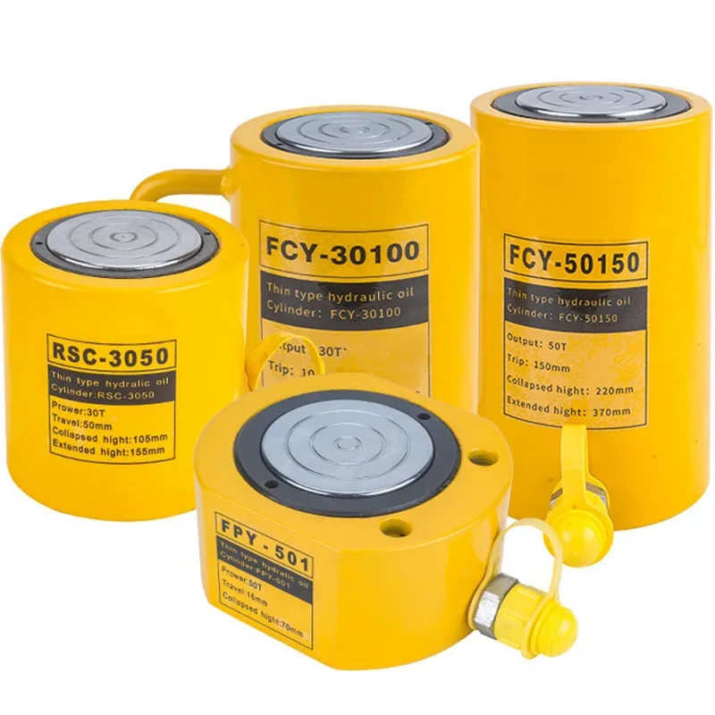 Ultra-thin Hydraulic Jack Separate Jack Hydraulic Cylinder 5T20T30T50T100T200 Tons Extended Type