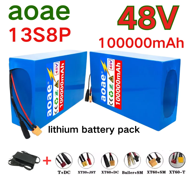 

New Original 48V 100ah 13s8p Lithium Battery Pack 48v 2000W Citycoco Motorized Scooter Batteries Built in battery pack 18650