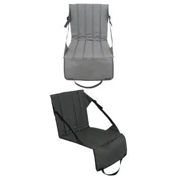 포켓이 있는 접이식 의자, 스포츠 이벤트, 캠핑 해변 여행 야외 콘서트용, 등받이 지지대 있는 스타디움 좌석 