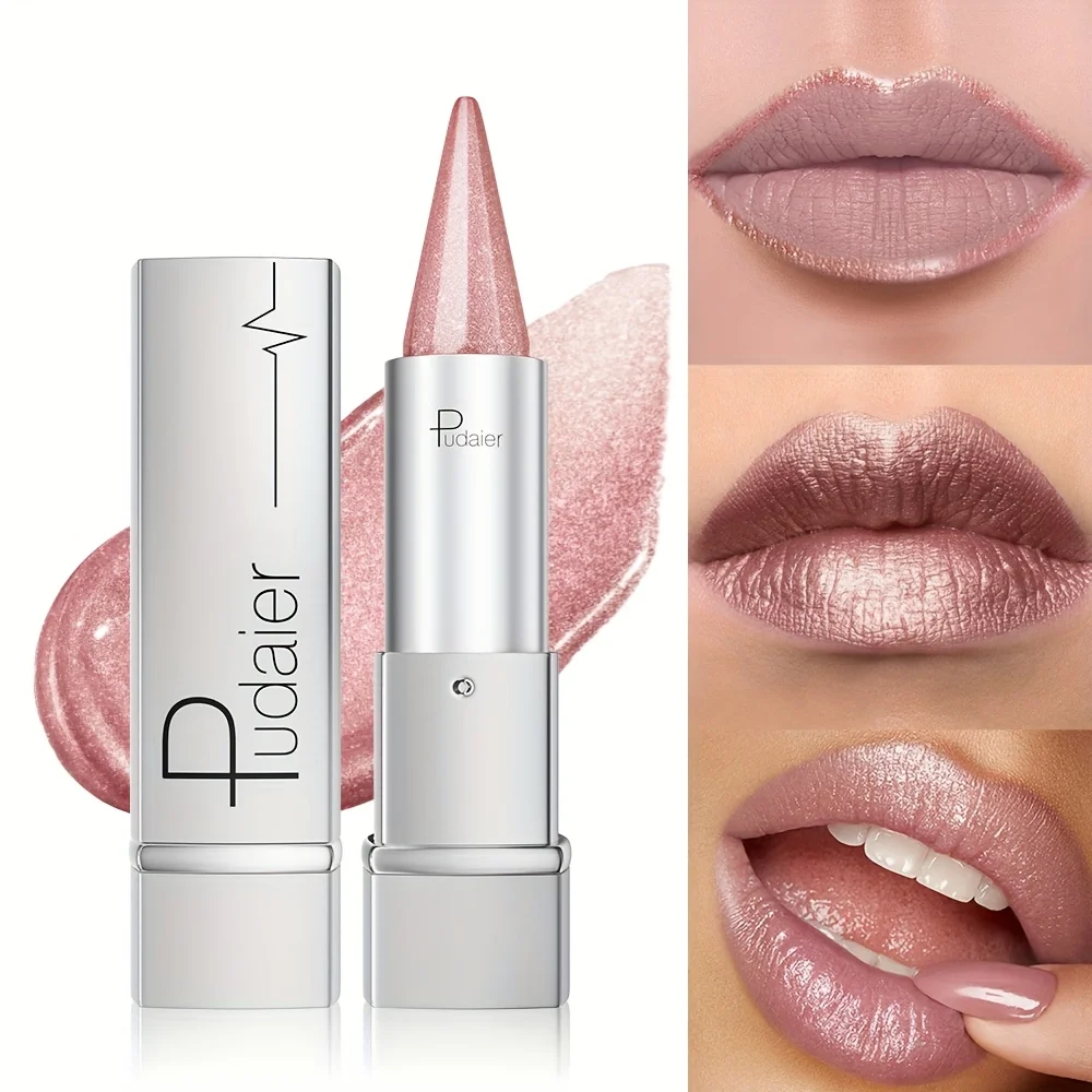 Waterproof and shimmery lipstick, waterproof and sweatproof, long-lasting and smudge-proof, not easy to smudge.