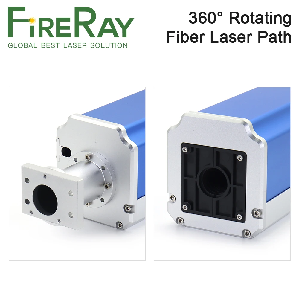 Fireray 360° Rotating Fiber Laser Path 490x99x89mm Fiber Marking Optical System Part for Fiber Laser Marking Machine