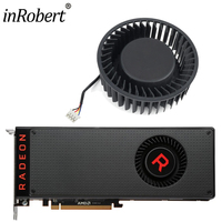 RX VEGA56 VEGA64 Cooling Graphics Fan For AMD BIOSTAR ASROCK Radeon RX VEGA 64 56 Phantom Gaming X Graphics Card