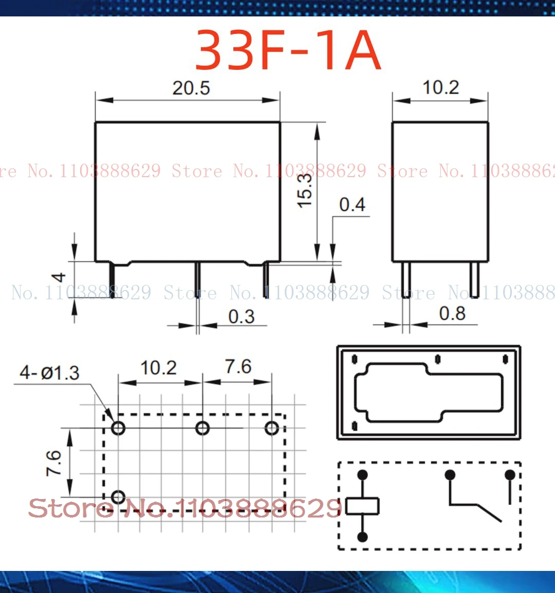 HF33F 005/012/024-HS3/HSL3/HS3F/HSL(123) 33F-1A