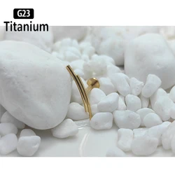 ASTM F136 Titanium Piercing Simple style Ear Studs Lip Ring 6/8/10mm Internal Thread Helix Earrings Lobe Lip Labret Body Jewelry