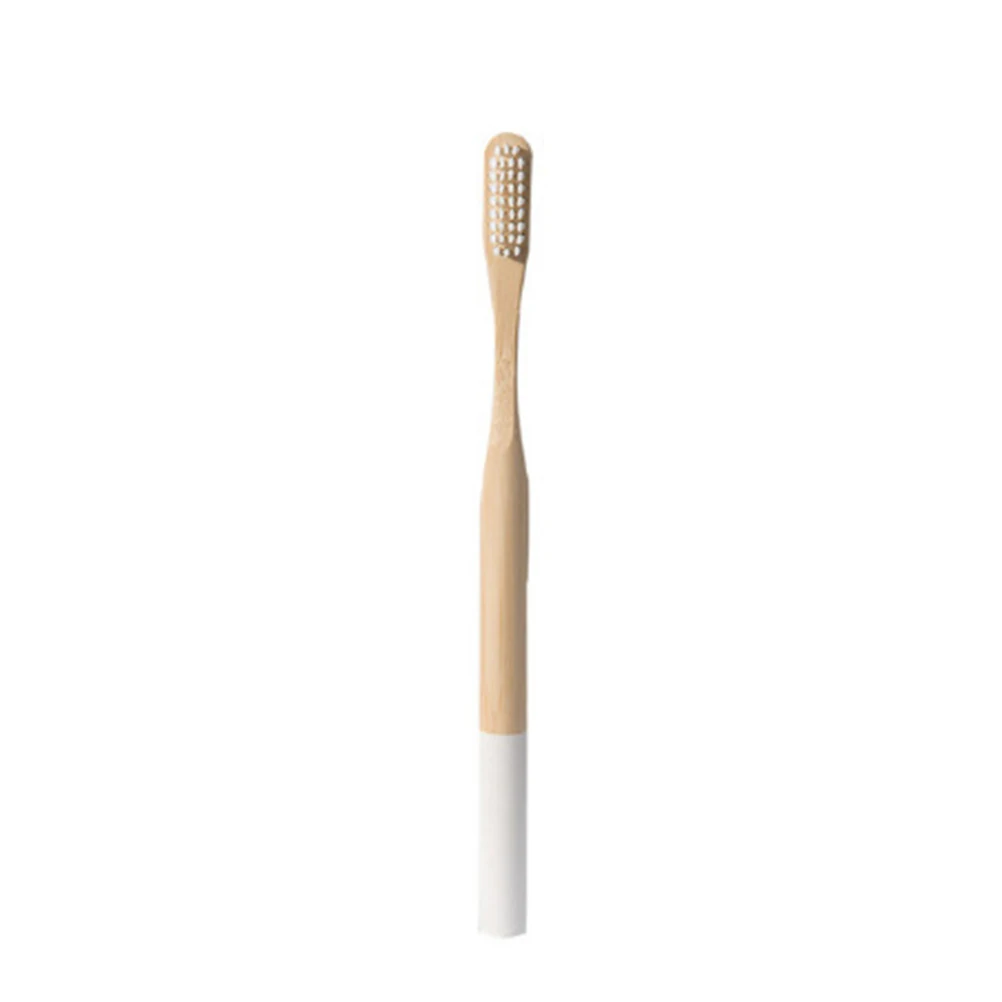 

4 Pcs Environmentally Friendly Bamboo Toothbrush Sustainable Toothbrushes Banboo Portable Adult Traveling Folding