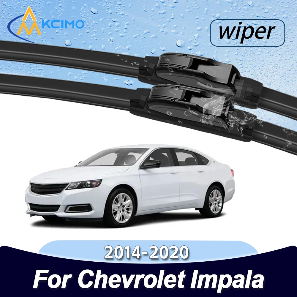 

Vehicle Front Wiper Blades For Chevrolet Impala 2014-2020 Front Windshield Wiper Soft Rubber Frameless