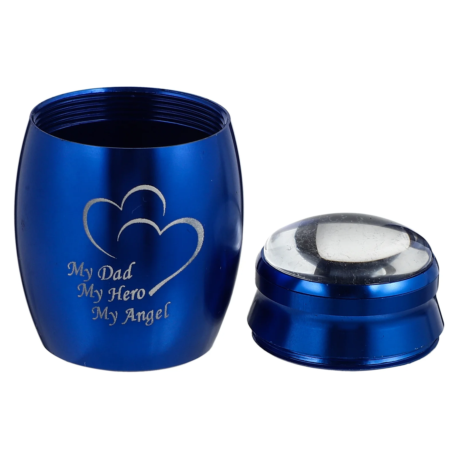 

1Pcs Bone Ash Urn Stainless Steel Mini Small Cinerary Cremation Casket Family Memorial Ash Container Family Funeral Casket