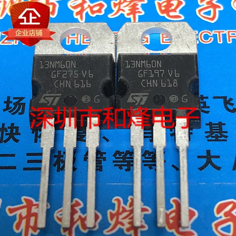 10PCS-30PCS  13NM60N STP13NM60N  TO-220 600V 11A  Imported Original  Best Quality