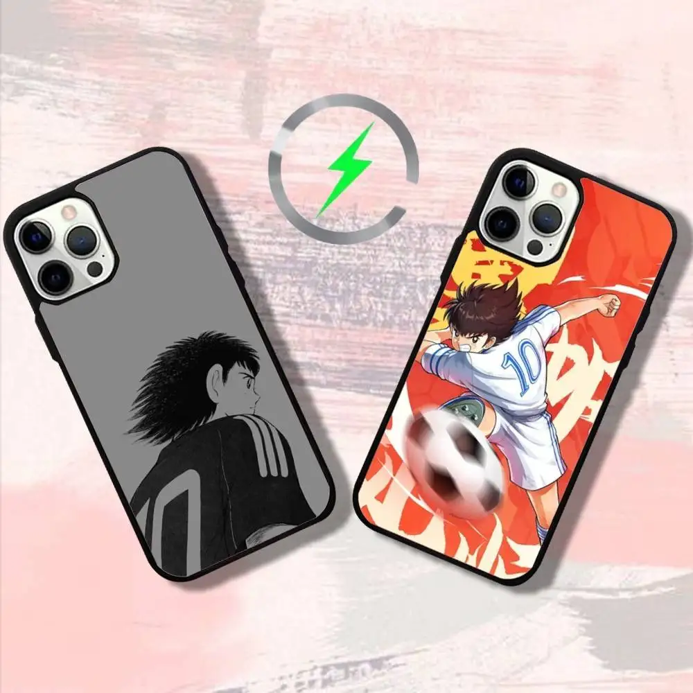 

Anime C-Captain T-Tsubasa Phone Case For iPhone 17,16,15,14,13,12,11,Pro,Max,Plus,Mini,SE4,E Magnetic Magsafe Wireless Charging