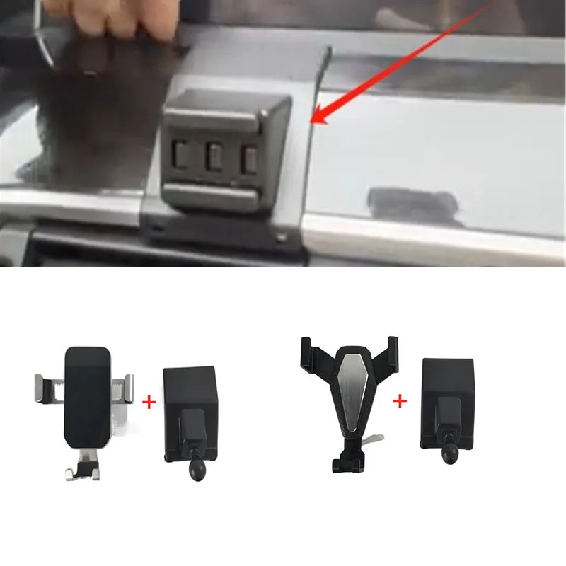 1Set ABS Material For 2010-2017 BMW 5GT 535 550 F07 Special Car Phone Holder Fixed Bracket Stand Mobile