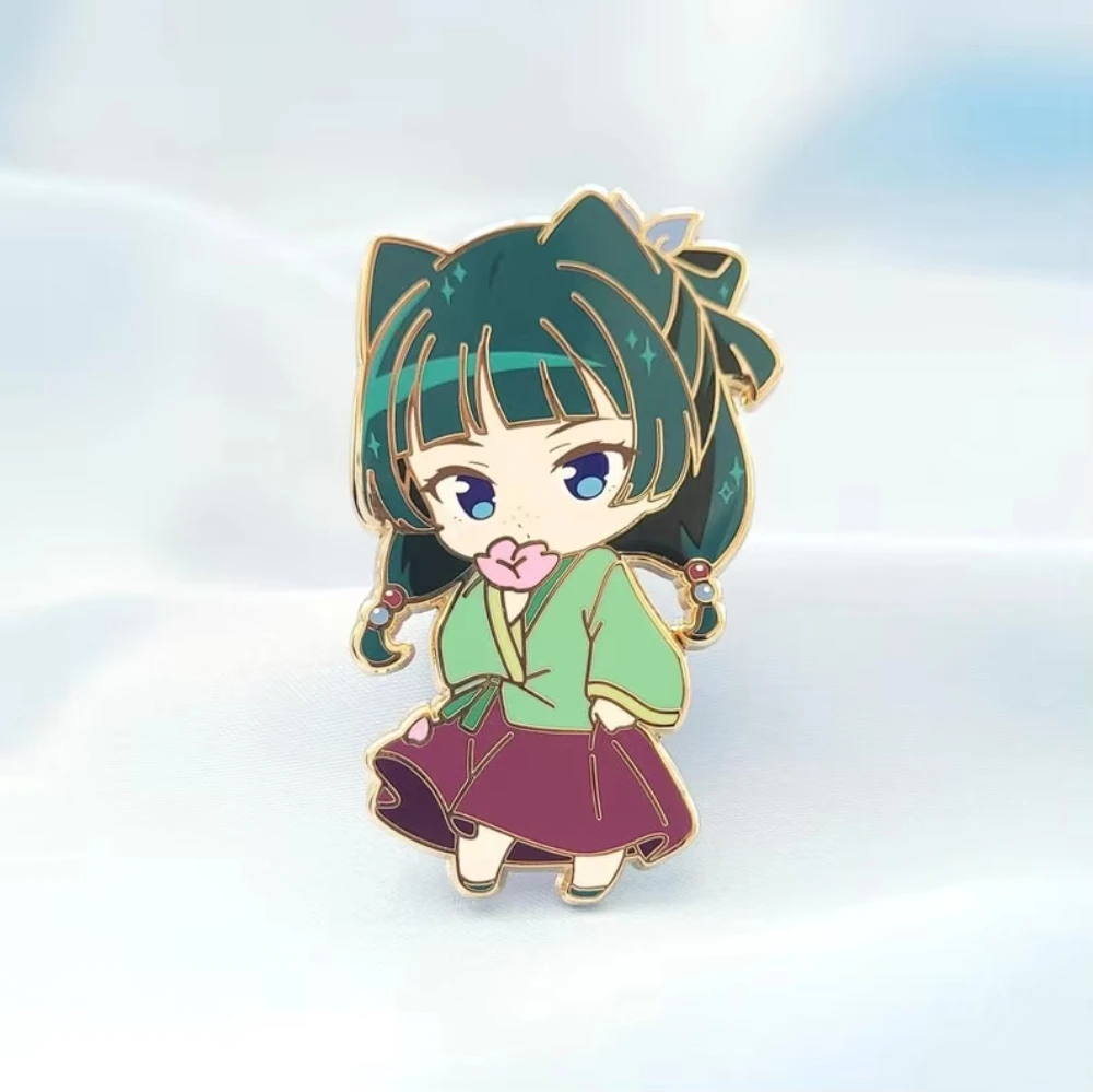 Pin de Esmalte Maomao de Moda, Pin de Solapa con Expresión Adorable de Personaje de Anime, Regalo para Fans