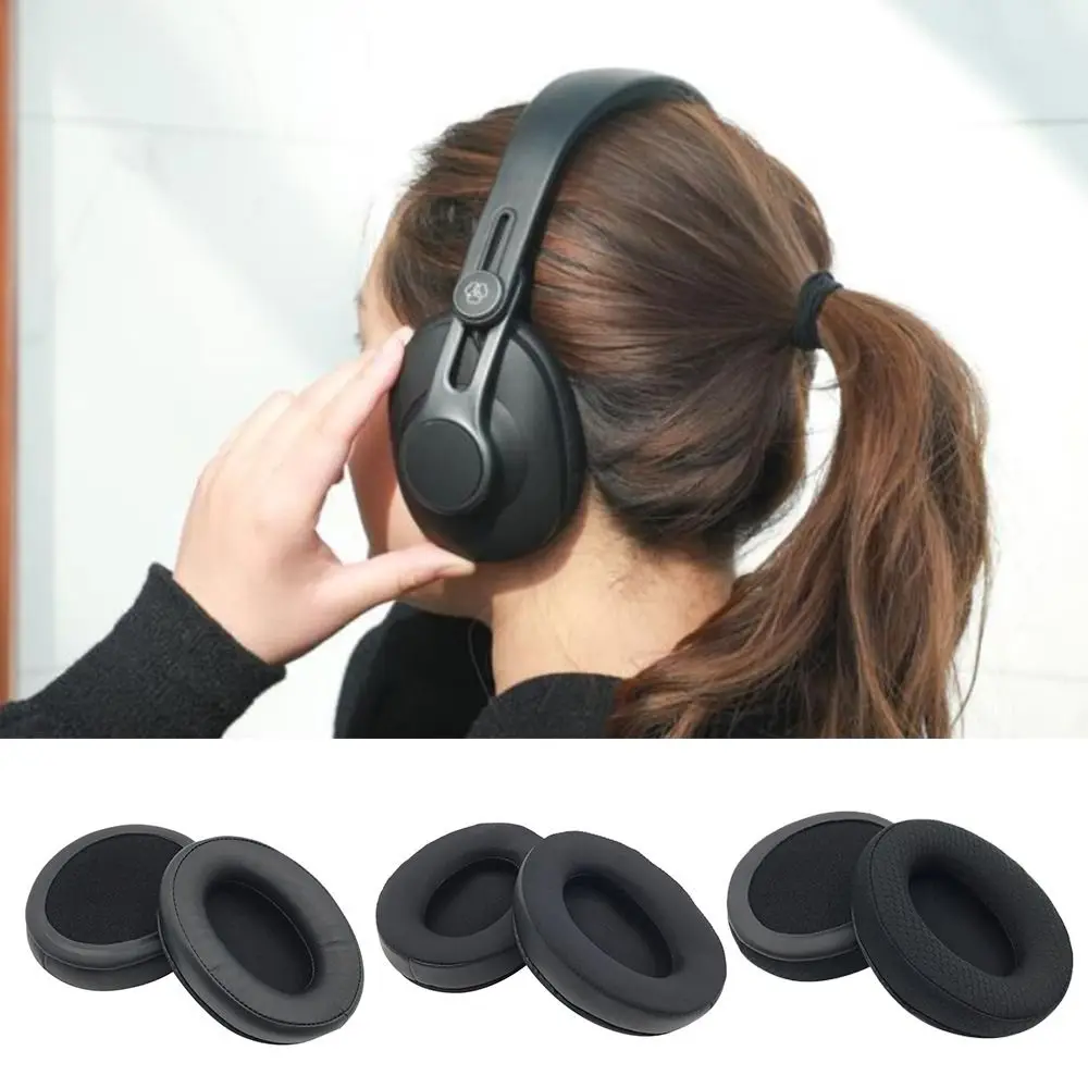 1Pair Noise-Cancelling Earmuffs Foam Pad Headphones Accessories Ear Pads Ear Cushion Earbuds Cover for AKG K361 K371