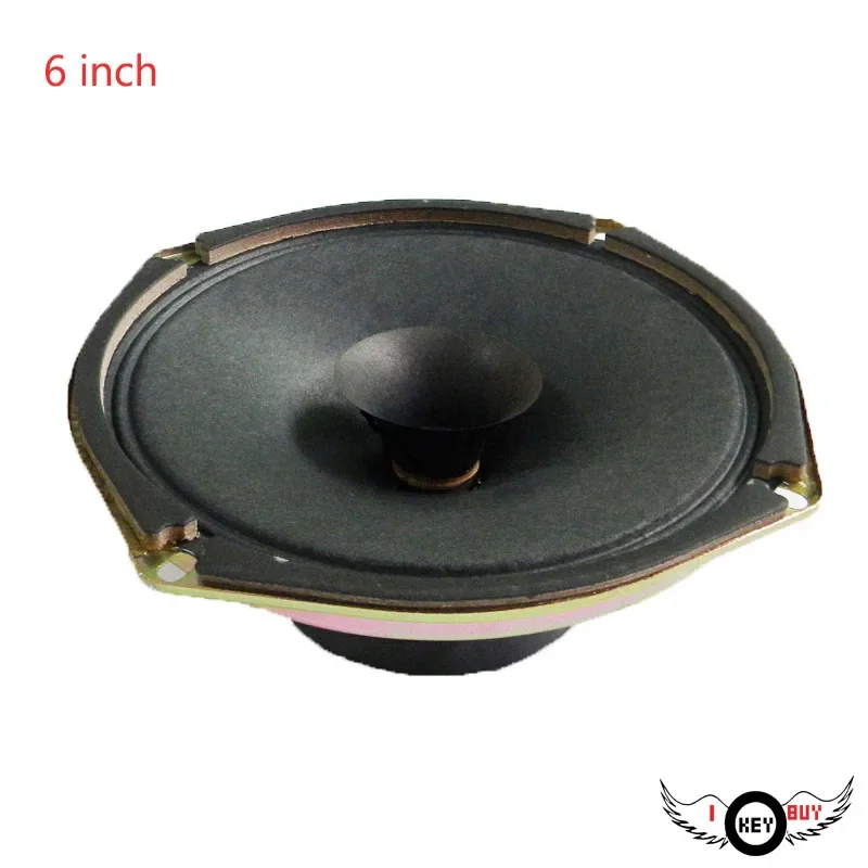 1pc Quality 6 Inch 8 Ohm Dual Cone Car Audio  Speaker Full Range Music Acoustic Double  Paper