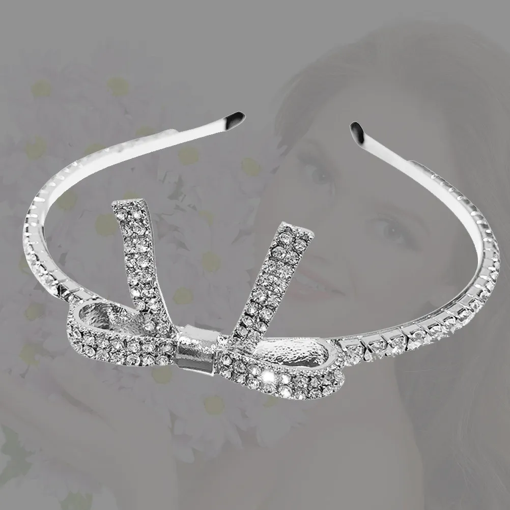 1Pcs Rhinestone Hair Band Elegant Wedding Hairband for Women Bride Party Engagement Daily Use Creative Headband Women Headdress