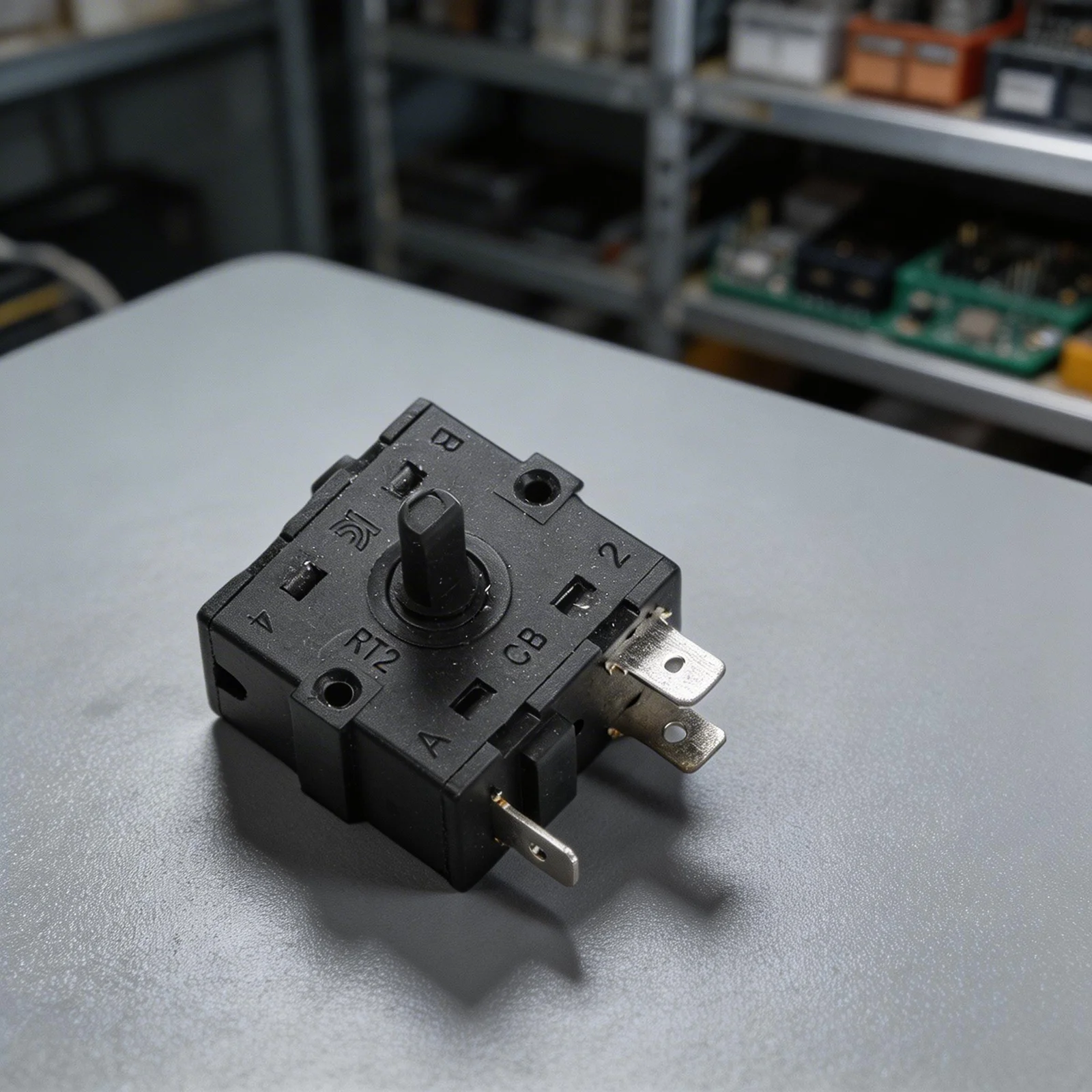 Temperature Control Switch for Space Heater Fans with Rotary Remote Head Design Compatible with 3 Pin and 5 Pin Fan Types