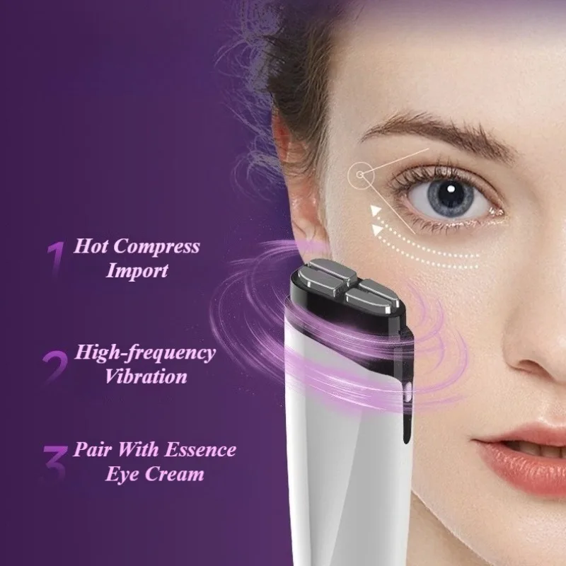 الاهتزاز العين مدلك إزالة التجاعيد حقيبة العين جهاز تدليك المحمولة عيون رفع جهاز تجميل تدليك دائرة داكنة الكهربائية #4