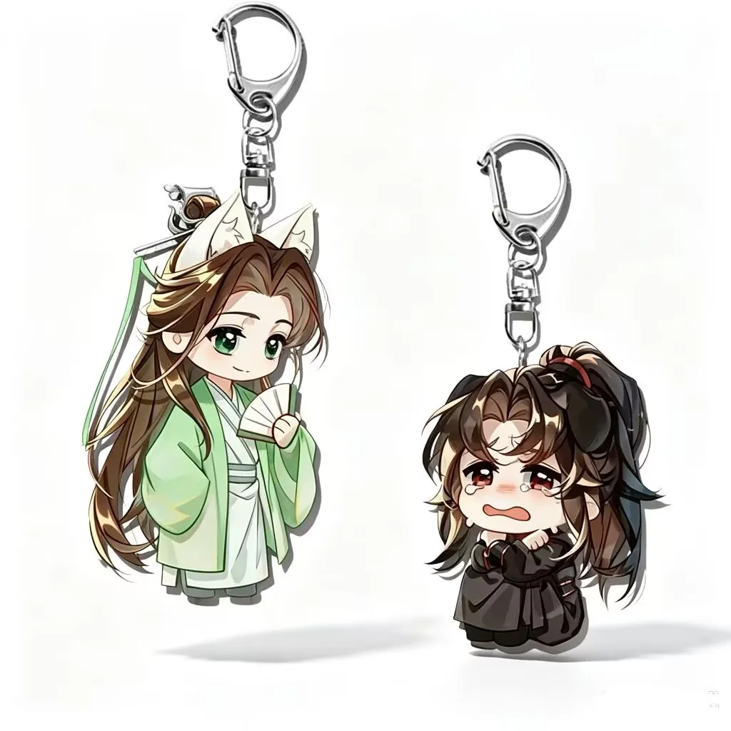 Anime Scum Villain Self Saving System Acrylic Keychain Shen Qingqiu Luo Binghe Cosplay Cute Bag Pendant Decoration Cartoon Toys