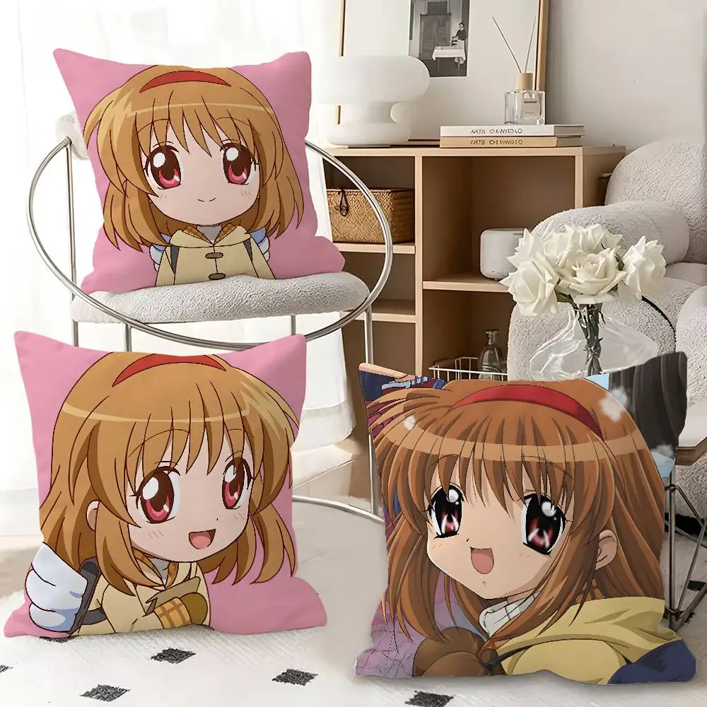 1pc Ayu Tsukimiya Anime Characters Pillow Case Fashion Square Pillowcase Bedroom Sofa Room Ins Decoration Leisure