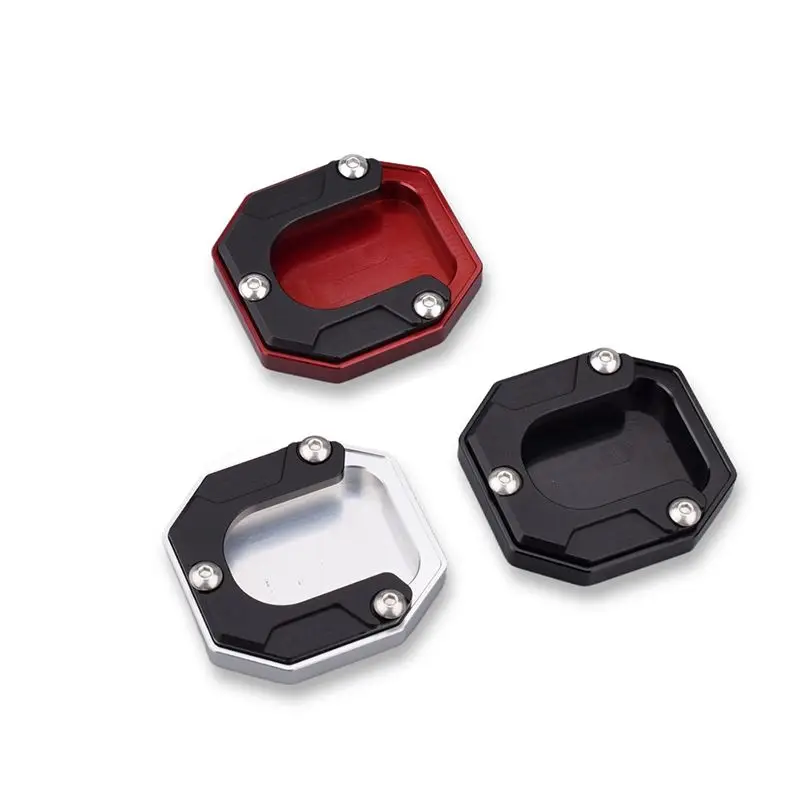 A21F-Motorcycle Kickstand Foot Side Stand Extension Pad Support Plate For Voge SR250GT Sr250gt