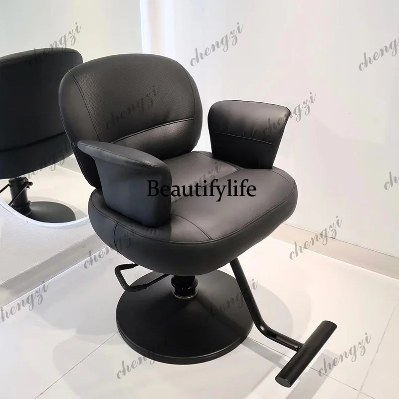 Y136  Multifunction Modern Barber Chair Premium Specialty Classic Barber Chair With Footrest Fauteuil Barber Salon Furniture