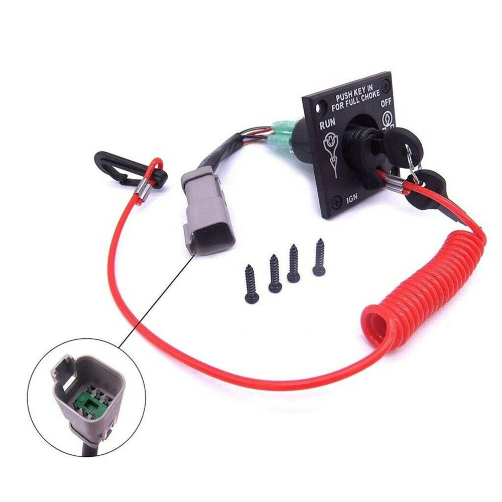 New OEM BRP Ignition Safety Cut-Off Key Switch Replace 176408 0176408 Ignition Start Lock Switch Assembly