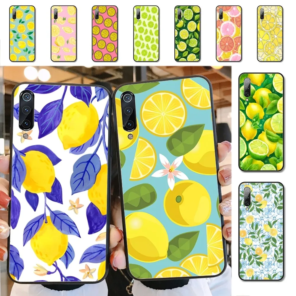 Fruit Lemon  Phone Case For Xiaomi Mi 5X 8 9 10 11 12 lite pro 10T PocoX3pro PocoM3 Note 10 pro lite