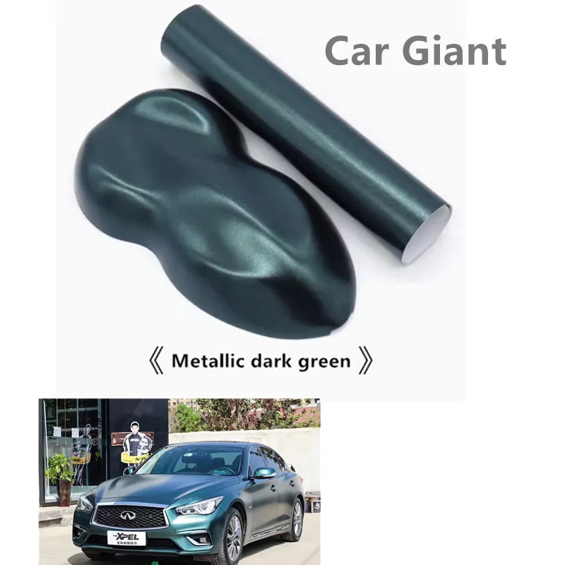 

1.52*18M High qualityMatte metal vinyl film automotive plastic wrap Automotive plastic wrap quality assurance Dark green