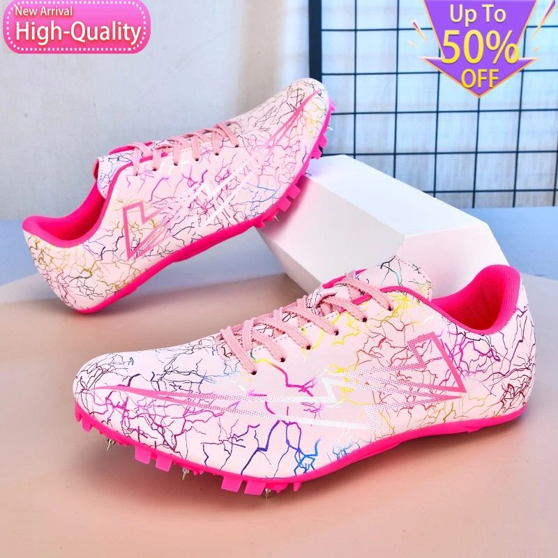 2026 Summer New Trendy Mens Womens Track and Field Shoes Versatile and Comfortable Sports Shoes Durable and Stable Nail Shoes