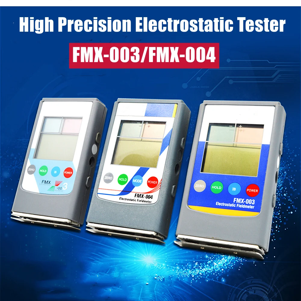 FMX-004 FMX-003 Handheld Electrostatic Field Meter ESD Test Meters Electrostatic Tester Pocket Size Electrostatic Field Meter