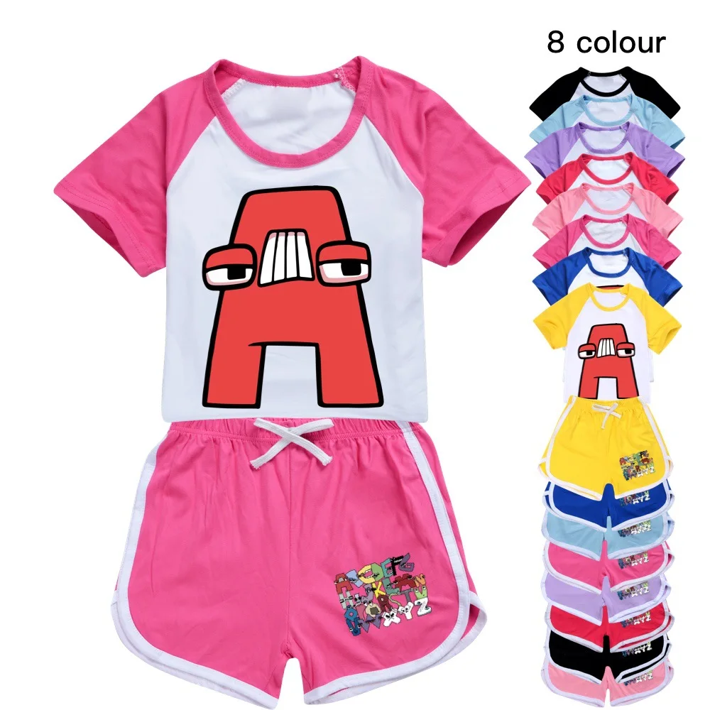 Kids Pijama Boys Alphabet Lore Pajamas for 3-14Years Children Sleepwear Teen Girl Cotton Night Suit Baby Homewear Pyjamas