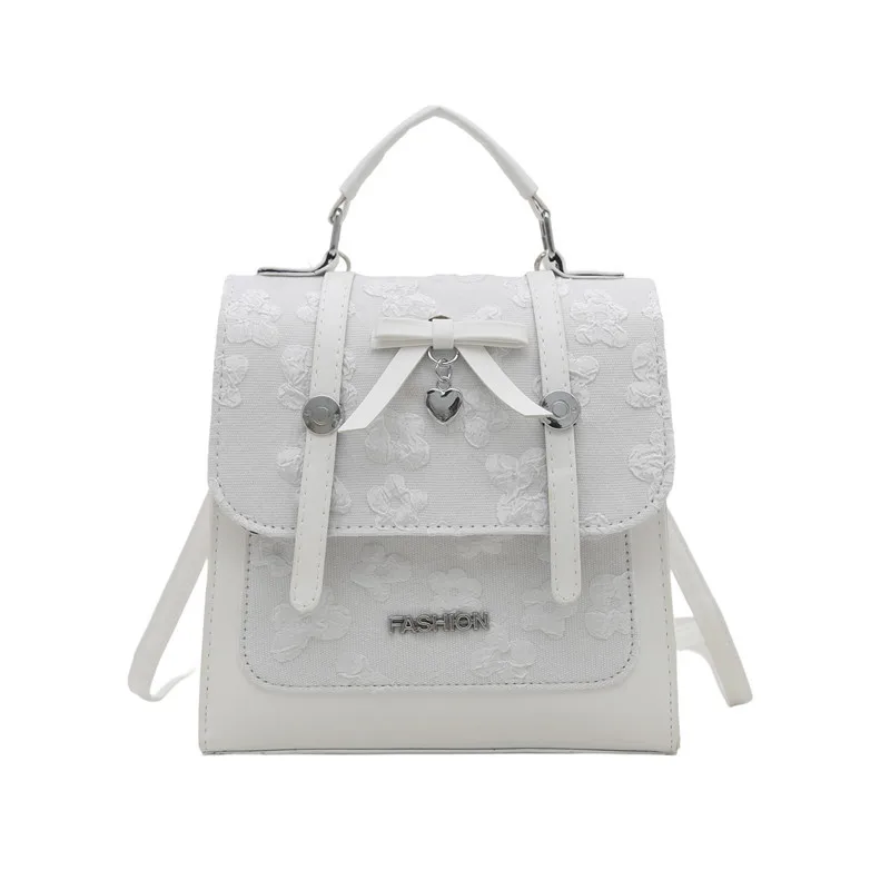 

2025 summer new stylish and niche design fashionable and individual backpack casual and simple ladies' backpack