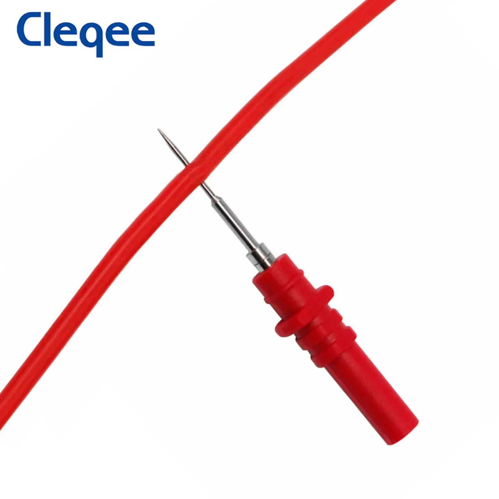 Cleqee P1036B 4mm Banana To Banana Plug Test Lead Kit for Multimeter Match Alligator Clip U-type & Puncture Test Probe Kit