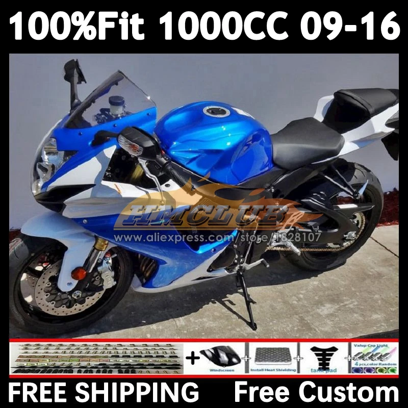 Injection Body For SUZUKI GSXR-1000 K9 1000CC 09 10 11 12 31No.209 blue stock GSXR 1000 CC GSXR1000 2013 2014 2015 2016 Fairing