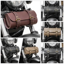 Motorcycle Tool Bag Universal Fork Bag Saddlebags Handlebar Bag Sissy Bar Storage Bag for Honda Kawasaki Suzuki Yamaha Sportster