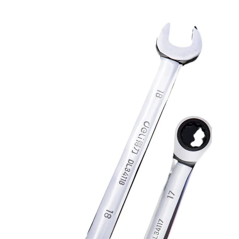 Tools Dual-Action-Ratschenschlüsselsatz und Gabelschlüssel, Multifunktions-DL 140012 T