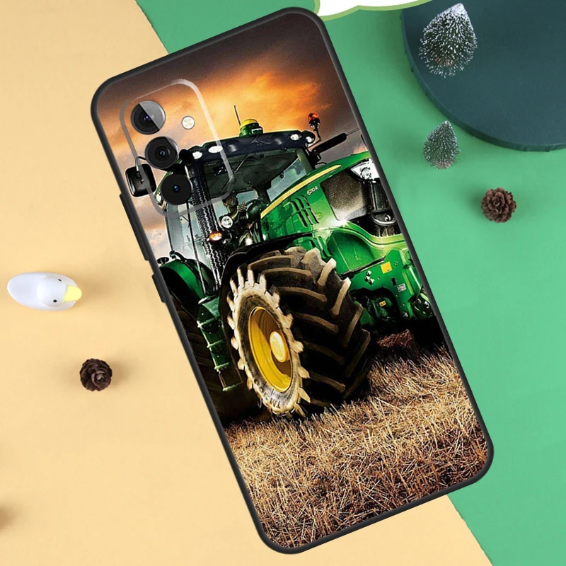 Farm Vehicle Tractor Case For Samsung Galaxy A55 A35 A25 A15 A51 A71 A12 A32 A52 A13 A33 A53 A54 A34 A14 Cover