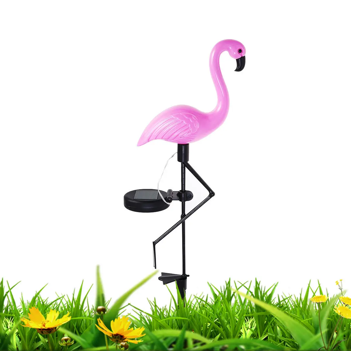 LED Solar Garden Lights Outdoor Waterproof Flamingo Lawn Pathway Yard Driveway Patio Walkway Pool Decor