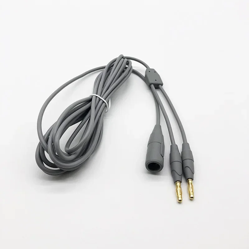 Suitable for GE high frequency bipolar negative plate cable LEEP Lip neutral electrode circuit plate double parallel banana plug