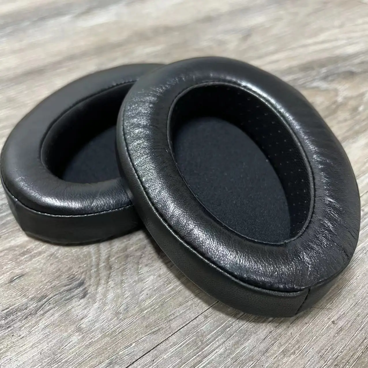 Oryginalne skórzane nauszniki z owczej skóry do słuchawek HIFIMAN ANANDA Edition XS Arya/BT/Nano,Susvara HE1000SE/HE1000V2 z pałąkiem na głowę — zdjęcie produktu 5