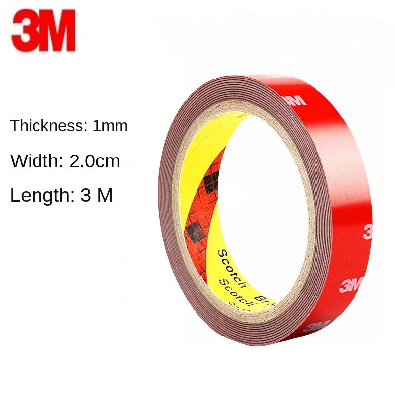 3M VHB Starker doppelseitiger Klebstoff 3M 4229P 5–50 mm wasserdichtes, spurloses Schaumstoff-Klebeband für Auto, Zuhause, Innenbereich, hohe Temperatur