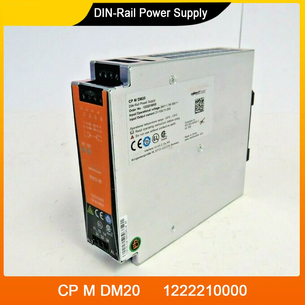 

New CP M DM20 1222210000 DIN-Rail Power Supply For Weidmuller Switching Power Supply Diode Modules High Quality Fast Ship