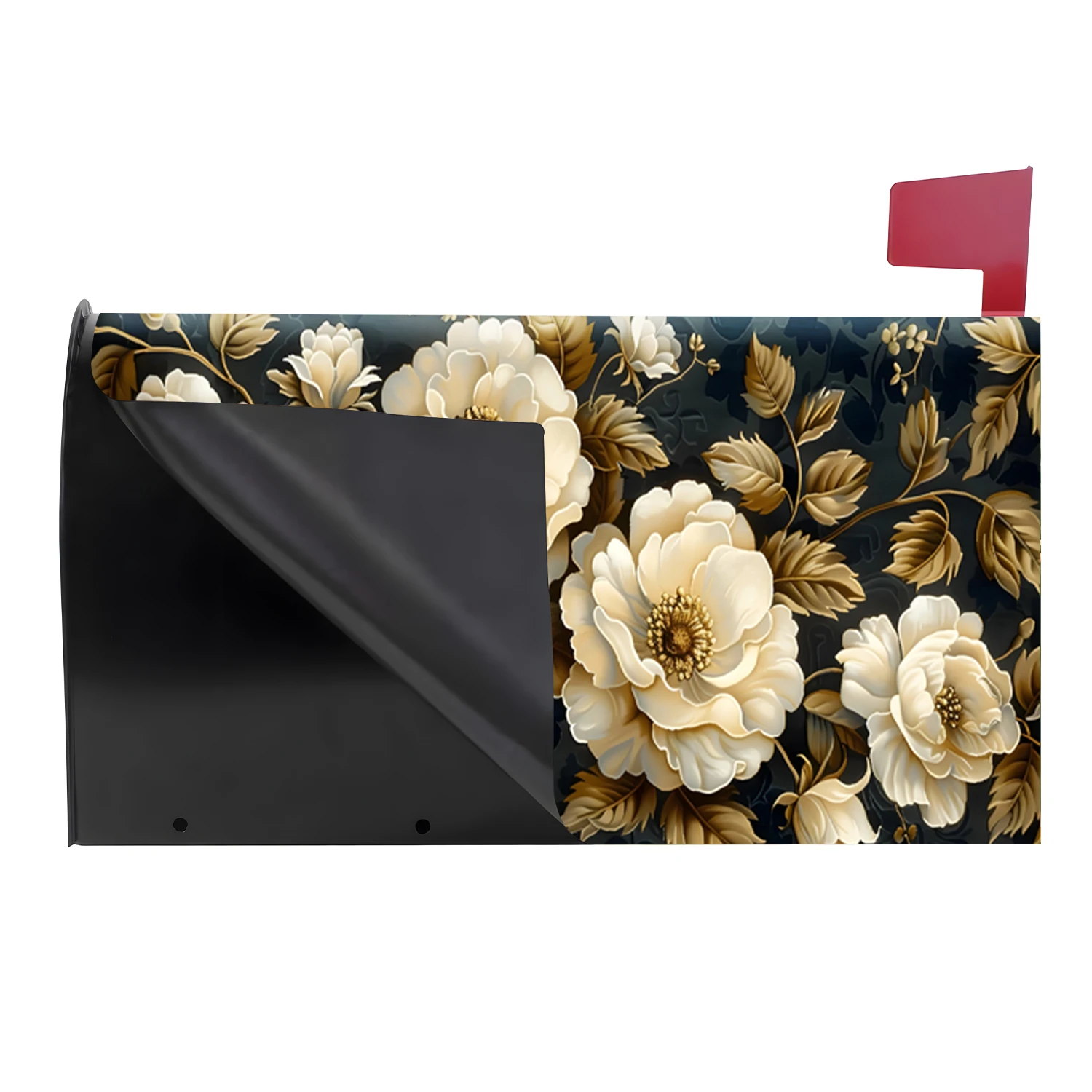 

Magnetic Mailbox Cover Weatherproof Decorative Wrap for Outdoor Mail Box 18x21in Easy Install No Tools Durable Vinyl
