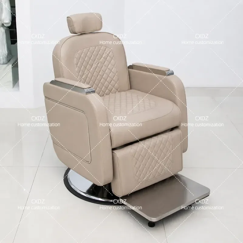 Guangzhou genuine electric reclining hair salon special hair salon chair beauty perm and dyeing hair cutting chair