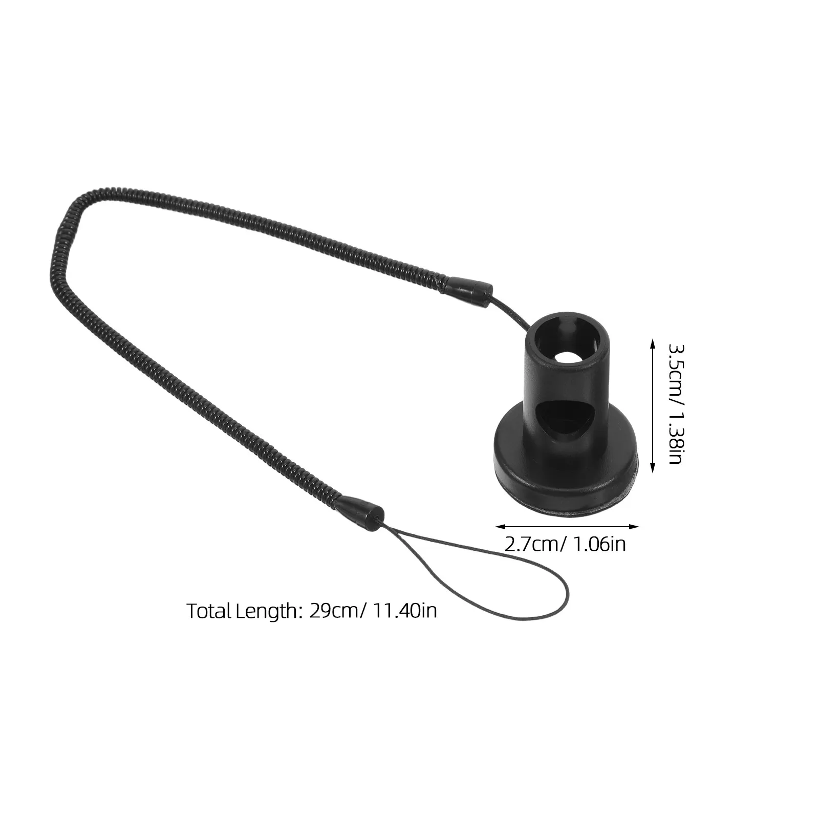 Elastic Retractable Pen Holder Clip Anti-Lost Spring Rope Plastic Stylus Attachment Notebook Pen Loop for Teachers Students