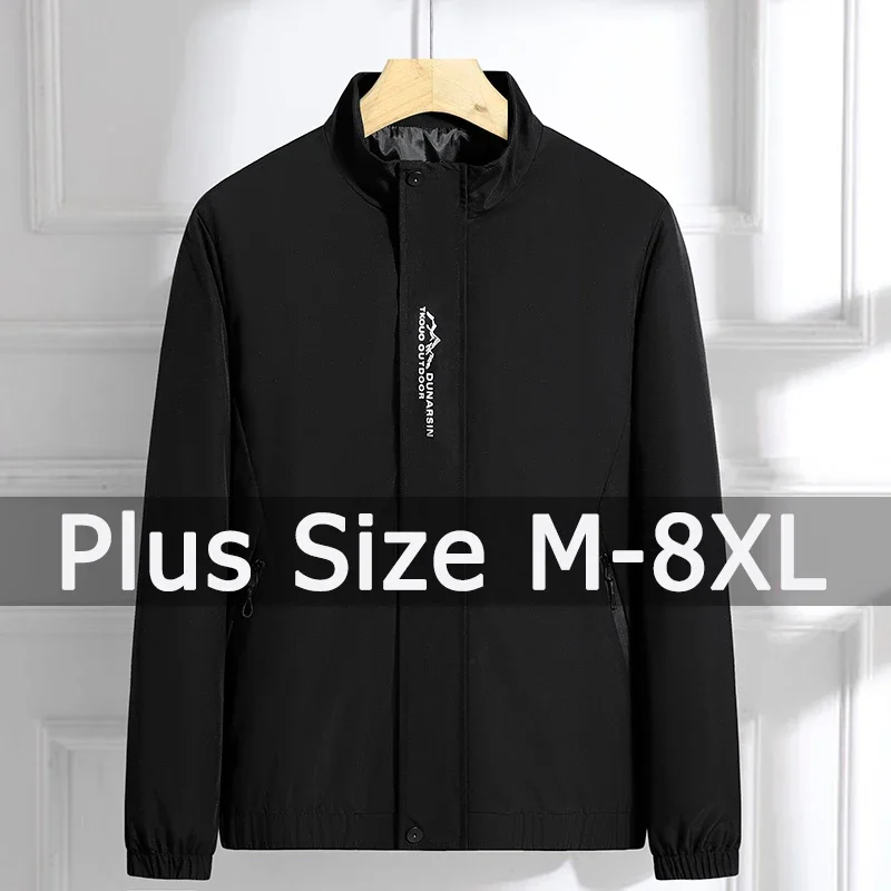 

Men Jacket Coat Big Size 6XL 7XL 8XL Autumn Winter Coat Large Size Outwear Loose Jacket Men Clothing for 45-125kg 모터사이클 재킷