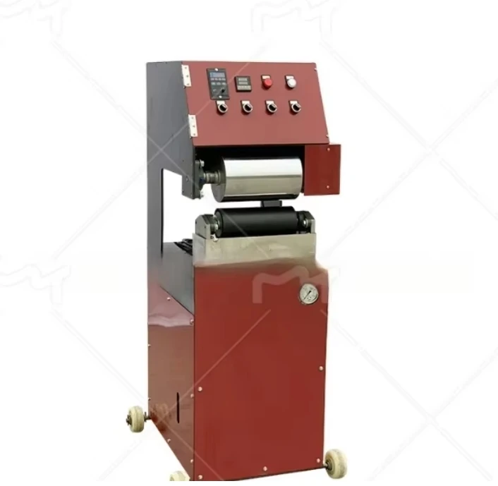 New Automatic Crocodile Skin Calender Polishing Machine Flattening Shoe Polishing Equipment Core Motor Component
