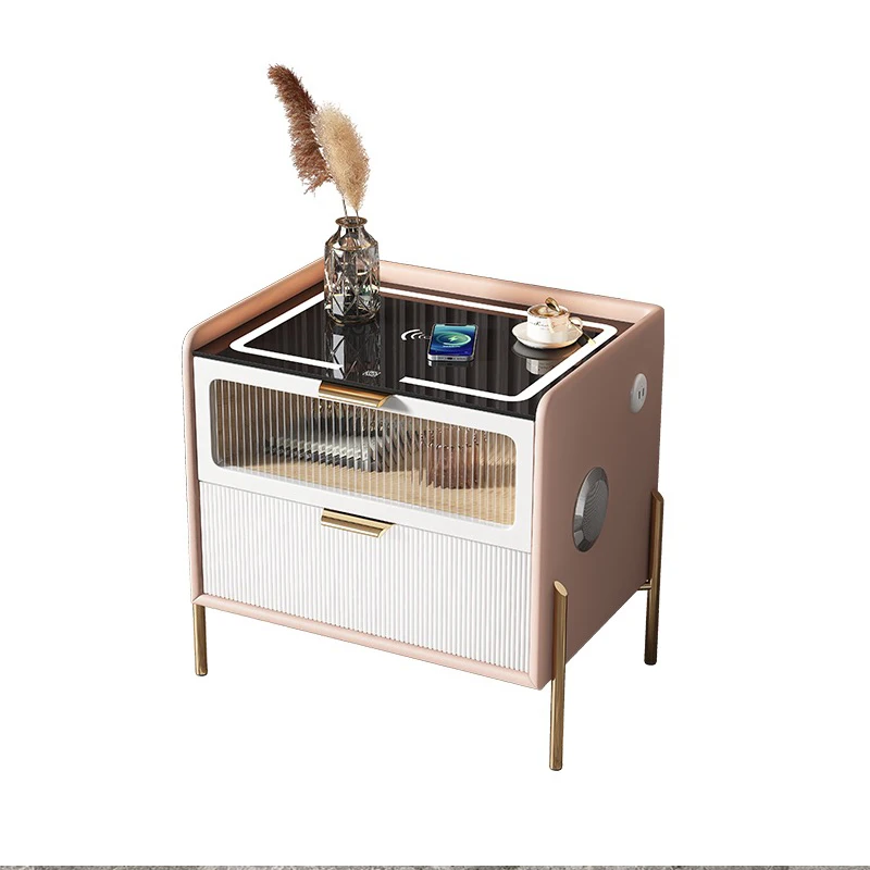 Smart wireless charger bedside table side table bedroom furniture bedside table