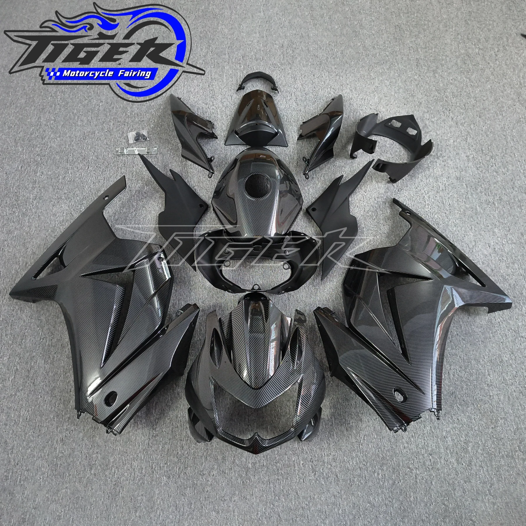 Injection fairings kit for Kawasaki Ninja 250R EX250 2008-2012 sport fairing kits 250R 08-12 black