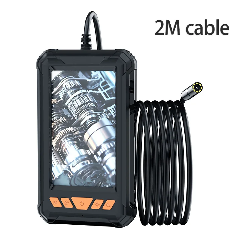 4.3 inch screen 8mm high definition waterproof industrial endoscope underwater camera pipe